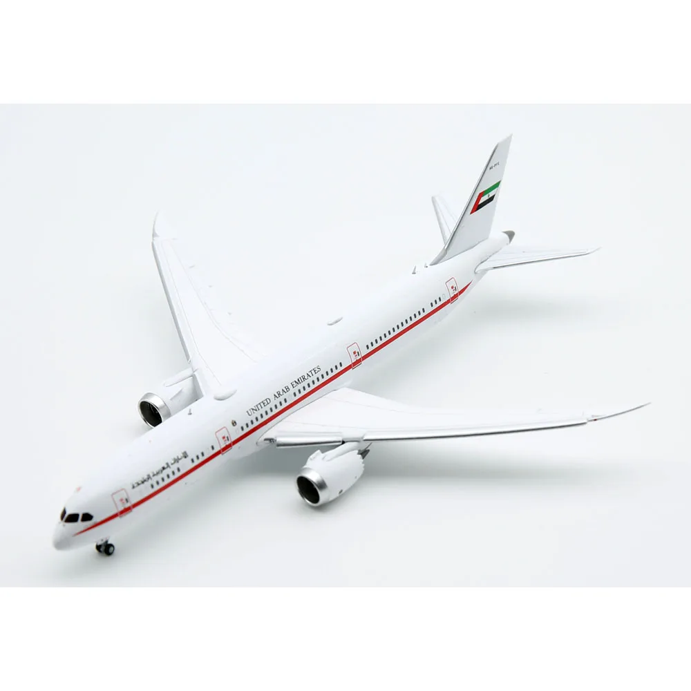1:400 Liga Avião Colecionável JC Asas LH4244A Emirados Árabes Unidos Abu Dhabi Airlines Boeing 787-9 Diecast Aeronave Jet Modelo A6-PFE Flaps Down
