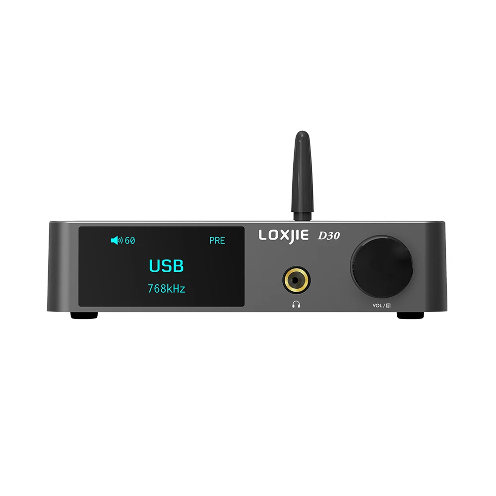 LOXJIE D30 Desktop Auricolare Partner HIFI Audio Digitale DAC e Amplificatore Per Cuffie AK4493EQ BLUETOOTH 5.0