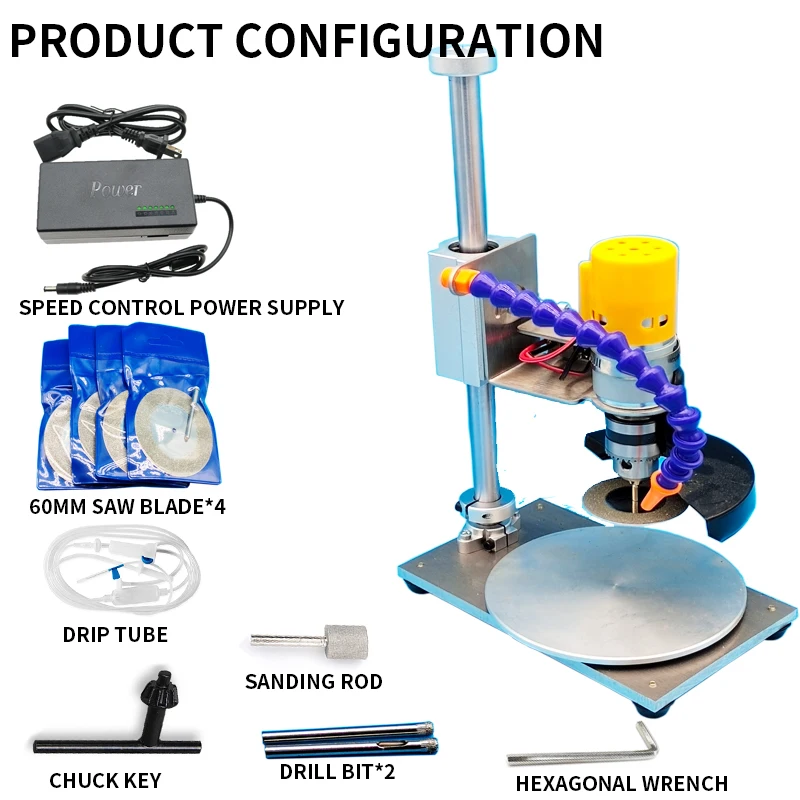 Wein flasche schneiden werkzeug blume topf perforieren diamant kleine multifunktionale elektrische keramik glas bench grinder