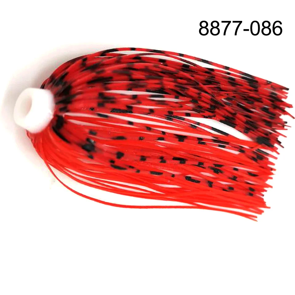 5 teile/los 88 Stränge 70mm Silica gel Röcke Elastische loch Regenschirm röcke Angeln Zubehör Buzzbaits Spinner Buzz Köder – Detail 3