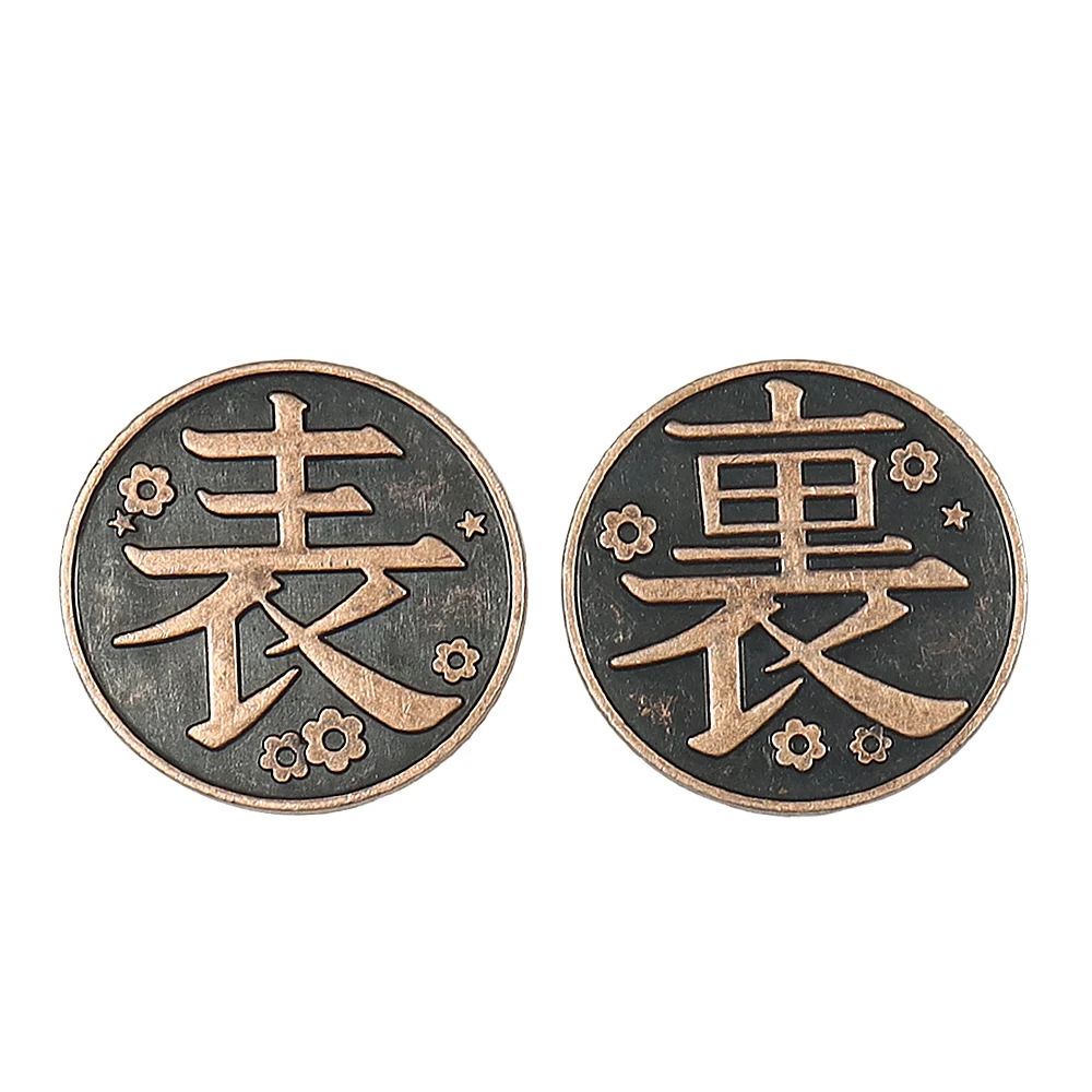 Kimetsu No Yaiba Demon Coin Cosplay Anime Tanjiro Kamado Tsuguko Kanao Tsuyuri Costume Props