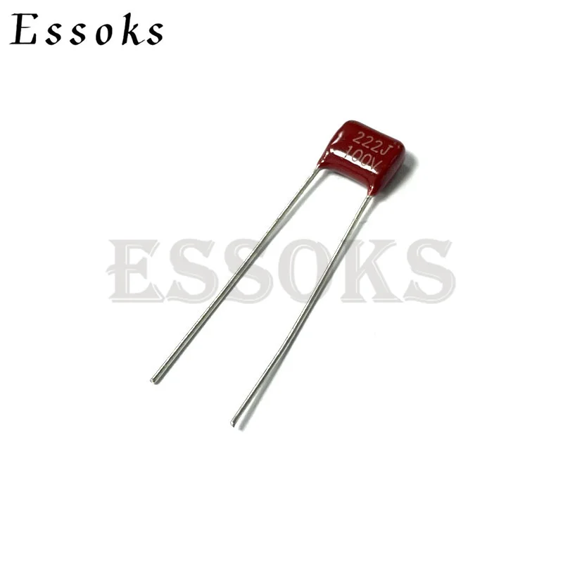 

20PCS 100V222J 0.0022UF Pitch 5mm 2.2NF 100V 222 222J CBB Polypropylene film capacitor