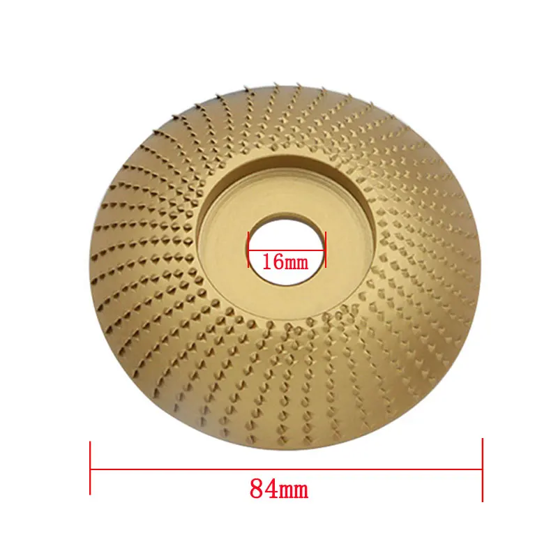 Amoladora angular de disco de plástico de molienda de madera, disco redondo duro, disco de té, Lima de madera