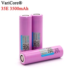 4-40PCS  VariCore 35E original 18650 power  lithium battery 3500mAh 3.7v 25A high power INR18650 35E Adapter for power tools