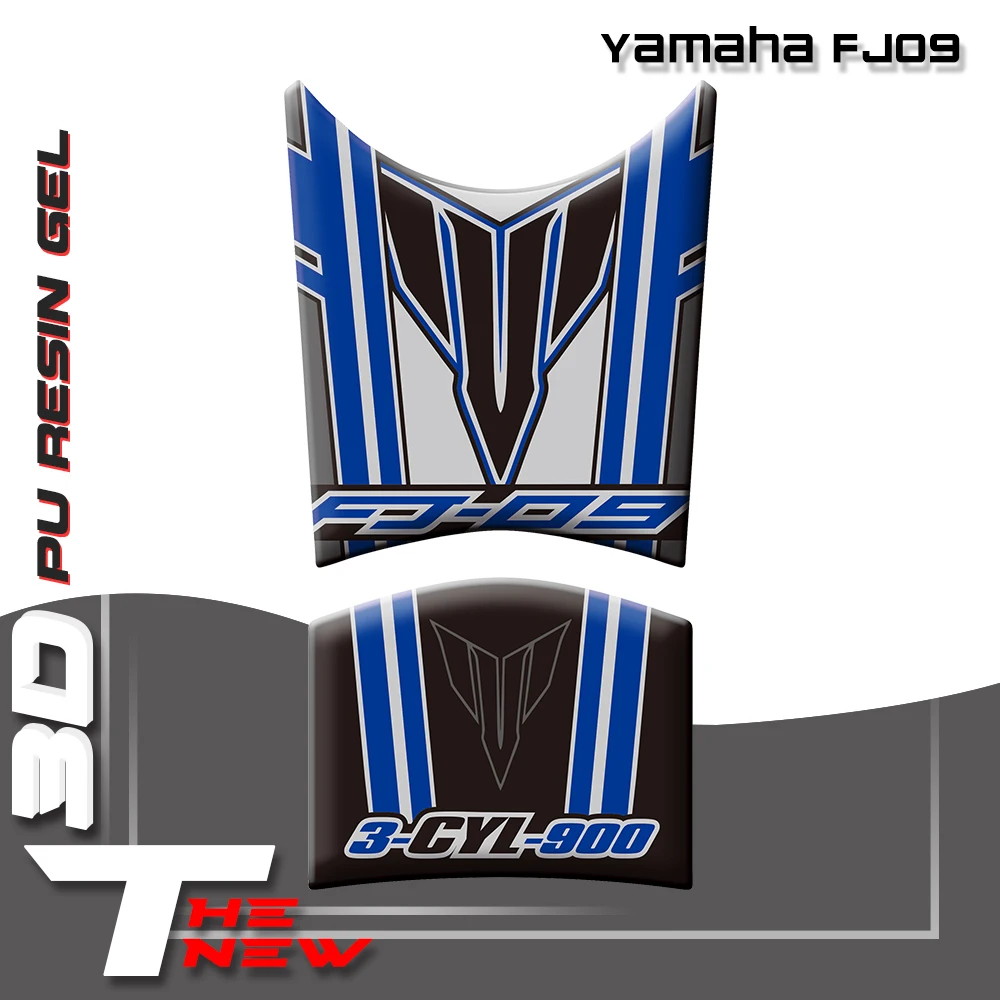 

Hot sell Motorcycle Tank Sticker Decals 3D Tank Pad Fishbone Protective Decals For Yamaha FJ09 2013 14 15 FJ-09