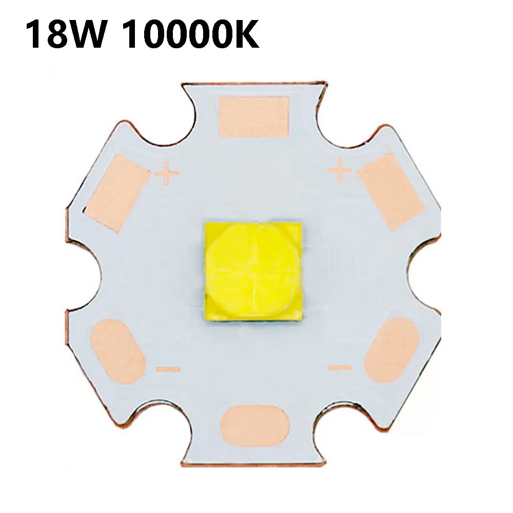 1 SZTUK Koraliki do latarki XHP50 18W 6500K lub 10000K CREE T6 U2 XPE Dioda emiterowa LED z 20mm PCB Do lampy DIY Blub Chłodna biel