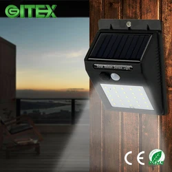 Outdoor Solar Lamp Waterproof PIR Motion Sensor Wall Light 25/30 LED Solar Power Light Energy Saving Garden Security Lamp