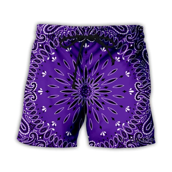 

Bandana Pattern 3D Print Causal Clothing New Fashion Men Women Shorts Plus size S-7XL