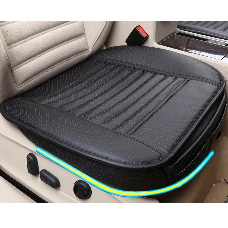 Funda de asiento de coche de fácil instalación, cojines de asiento de coche, almohadillas antideslizantes, individuales, antideslizantes, no se mueven, fundas de bambú, E1 X25