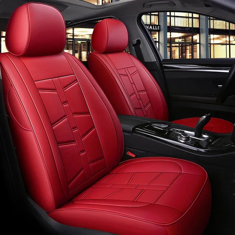 

custom cowhide 7 seats car seat cover for Jeep Commander SSANG YONG Rodius CHRYSLER Grand Voager car accessories car styling