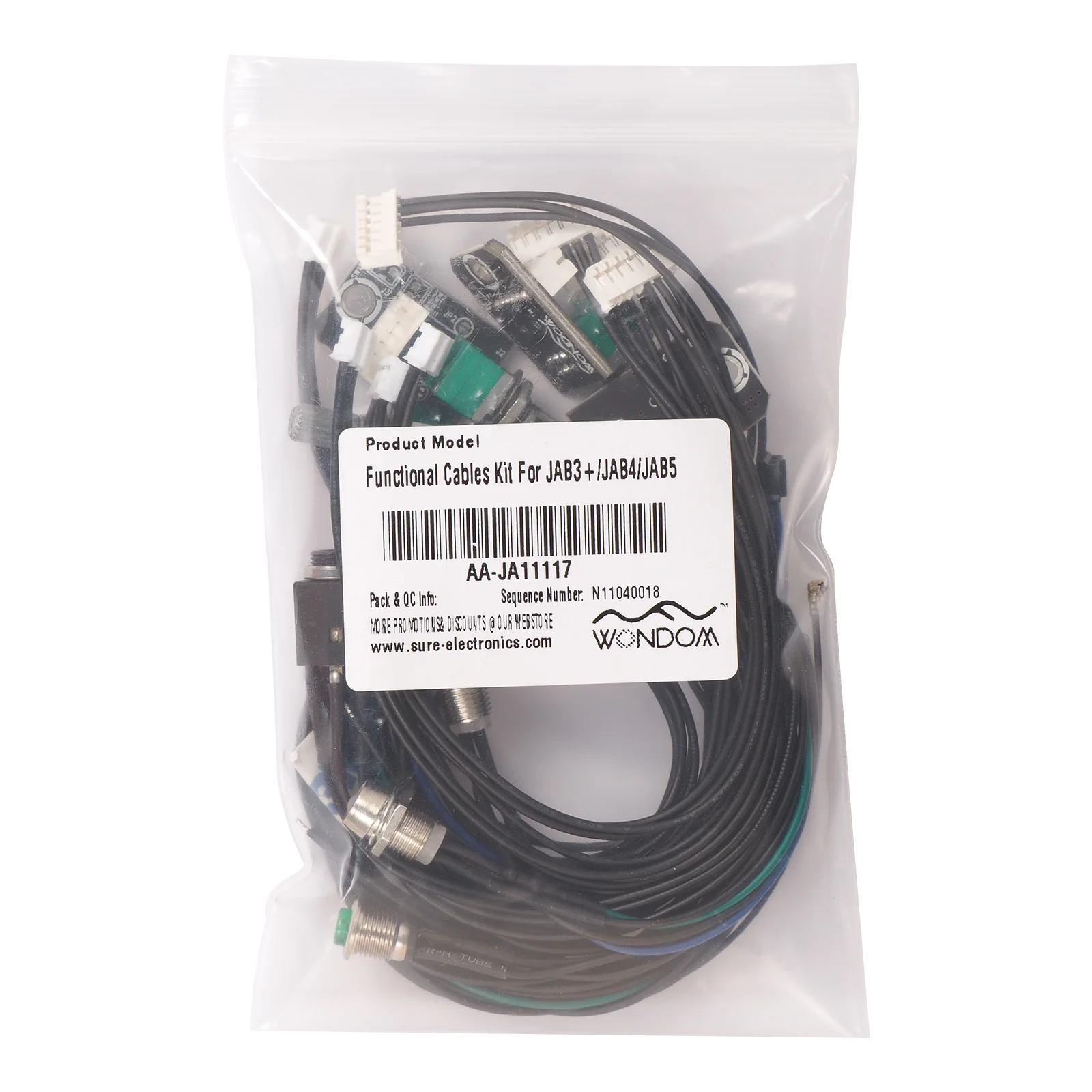 Cabos funcionais Pacote para JAB3 +, JAB4, JAB5