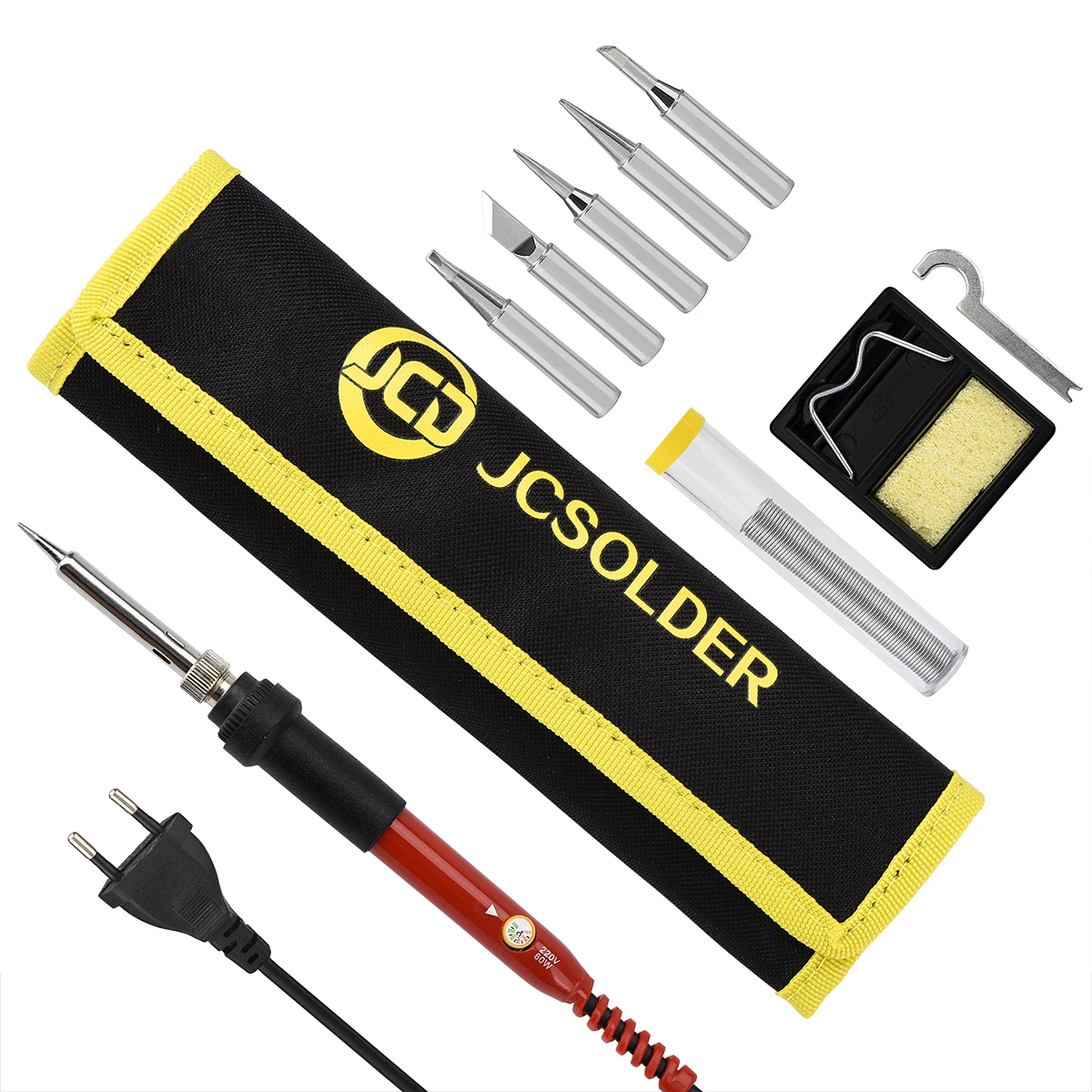 JCD Electric Soldering Iron 908 series 80W Adjustable Temperature LCD Digital Display Multi-function iron Welding Repair Tools