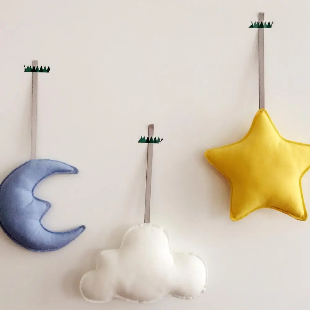 Nuvole Hanging Decor Star Luna Bambino Tenda di Zanzara Della Decorazione Netto Per Bambini Accessori Per la Fotografia Del Bambino Decorazioni della Stanza per I Bambini