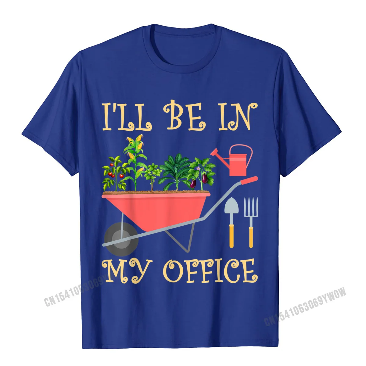 Ill Be In My Office Funny Gardening Tomato Eggplant Maize T-Shirt Camisas Men Graphic Print Tshirts Cotton Boy Tees Printed On