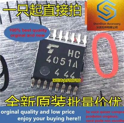 

10pcs only orginal new TC74HC4051AFT TSSOP16 dense foot HC4051A SMD chip