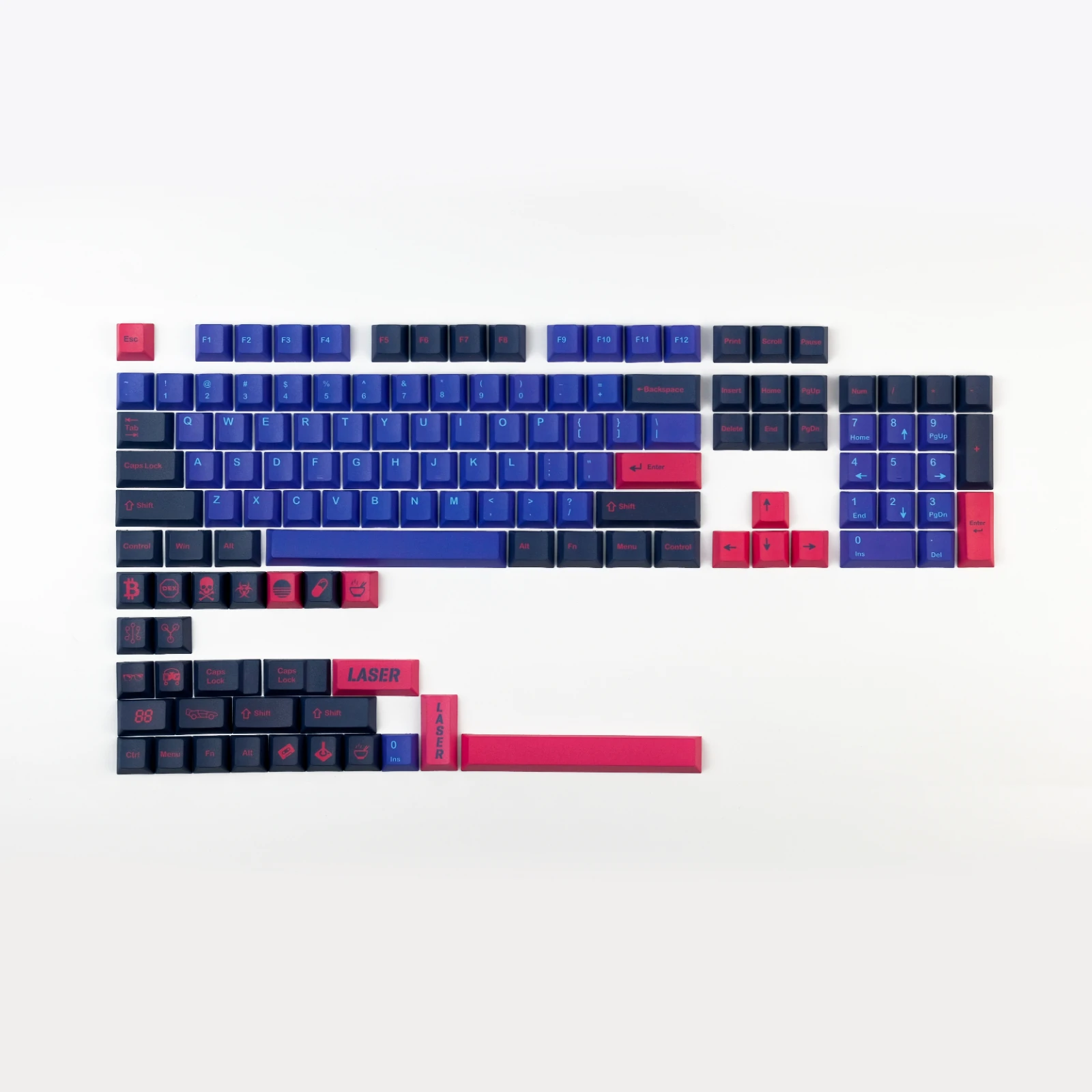 132 Keys/set GMK Laser Keycaps PBT Dye Subbed Keycap Cherry Profile Key Caps With 1.75U 2U Shift 1.5U Supplement