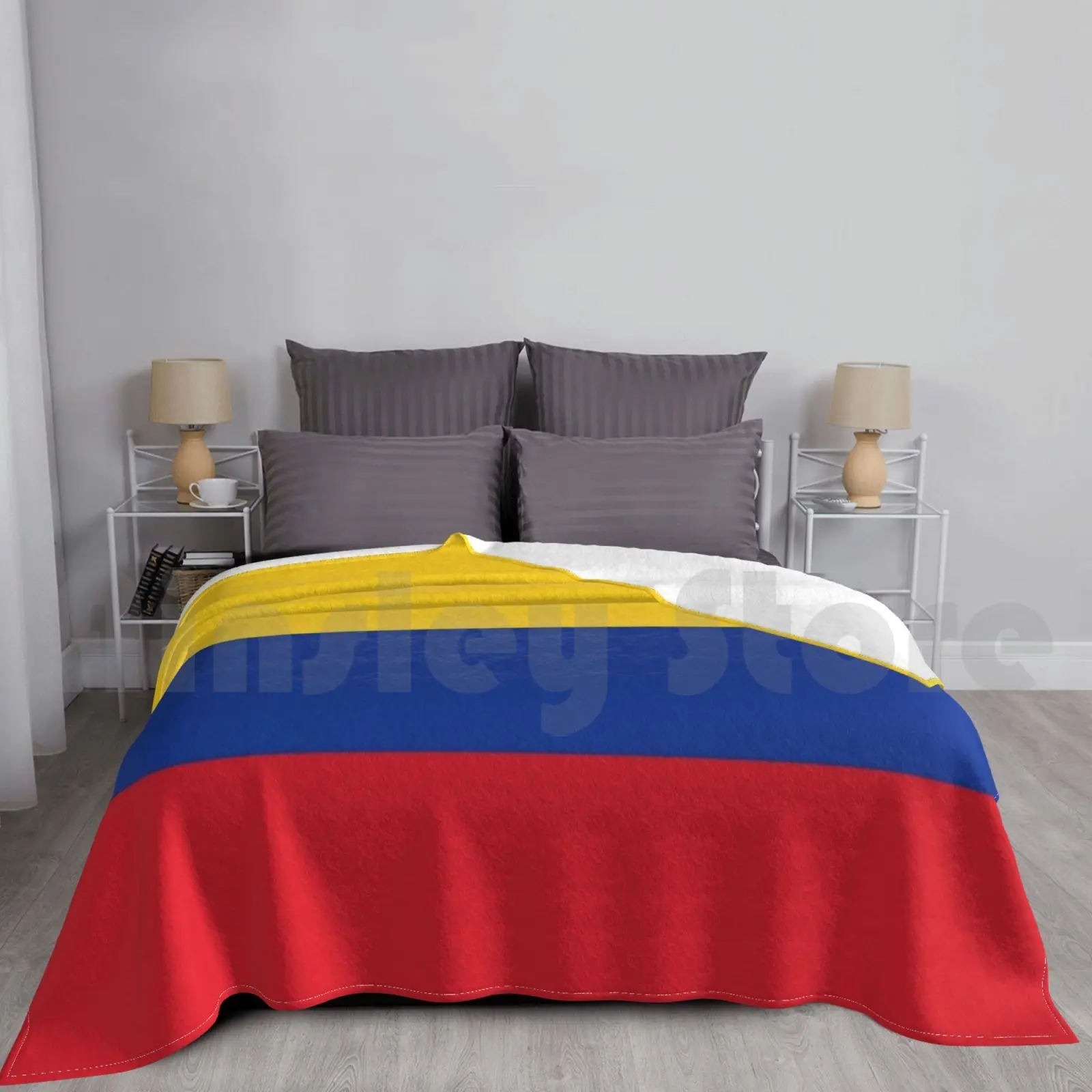 Colombian Flag Of Colombia Blanket Fashion Custom Colombian Flag Colombia Colombian City Girls Colombian