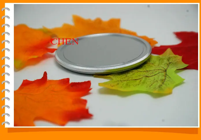 シルバー、金属、ネジ37 52 55 58ミリメートルレンズキャップ、スクリュー、ねじフロントキャップ、マット仕上げ