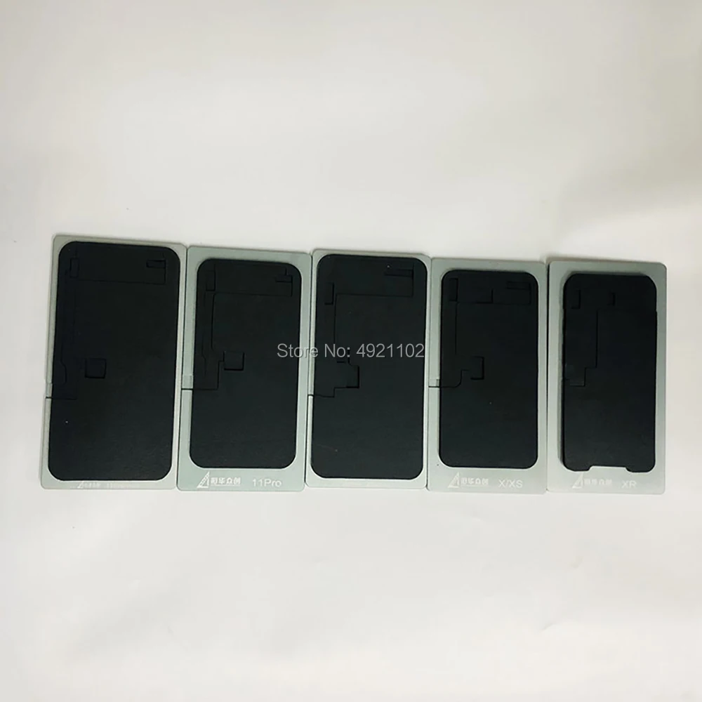 فراغ قالب الترقق قالب غير عازمة الكابلات المرنة آيفون 12 11 برو ماكس X XS ماكس شاشة LCD الزجاج OCA صفح تجديد إصلاح