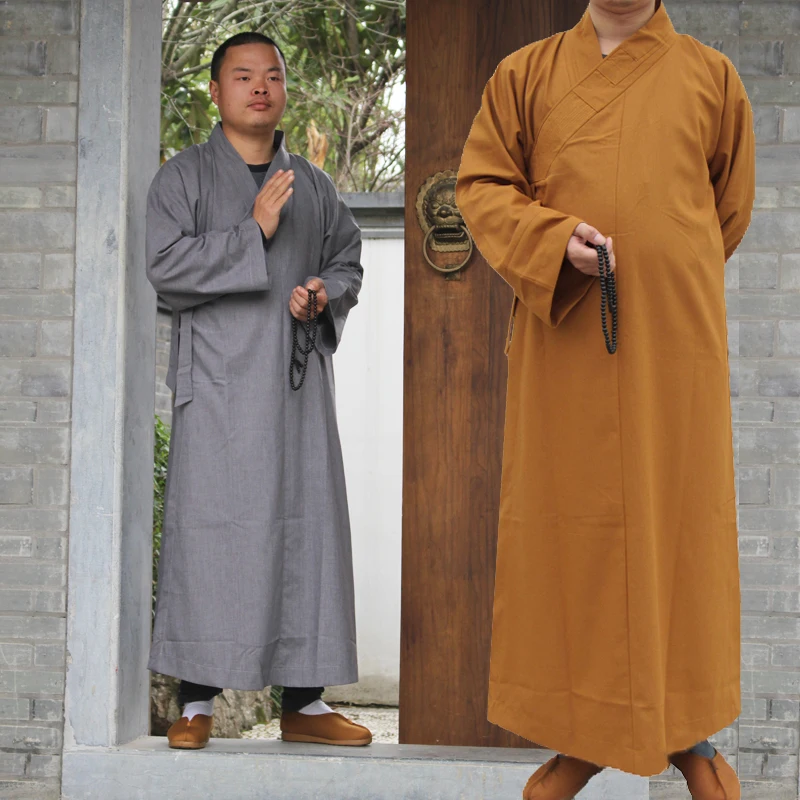 Buddhist Monk Robes Clothing Costume Shaolin Monk Clothing Buddhist Monk Clothes Uniform Meditation Traditional Chinese Clothing