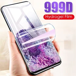 For Samsung Galaxy Note 9 8 A8 A6 PLUS 2019 S9 S8 PLUS S7 EDGE Full Cover Screen Protector Silicone TPU Hydrogel Film