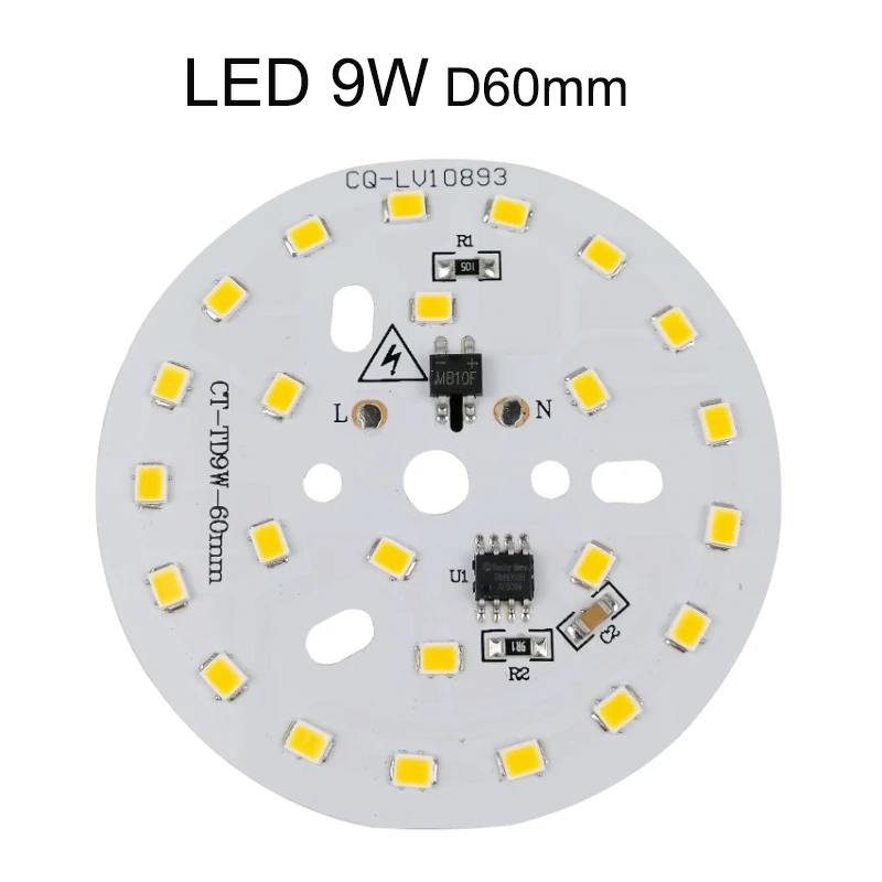 5 sztuk nowy 220v ~ 240V led pcb SMD2835 3w 5w 7w 9w 12w zintegrowany sterownik ic, koraliki Led inteligentny IC SMD, źródło światła Led dla żarówki