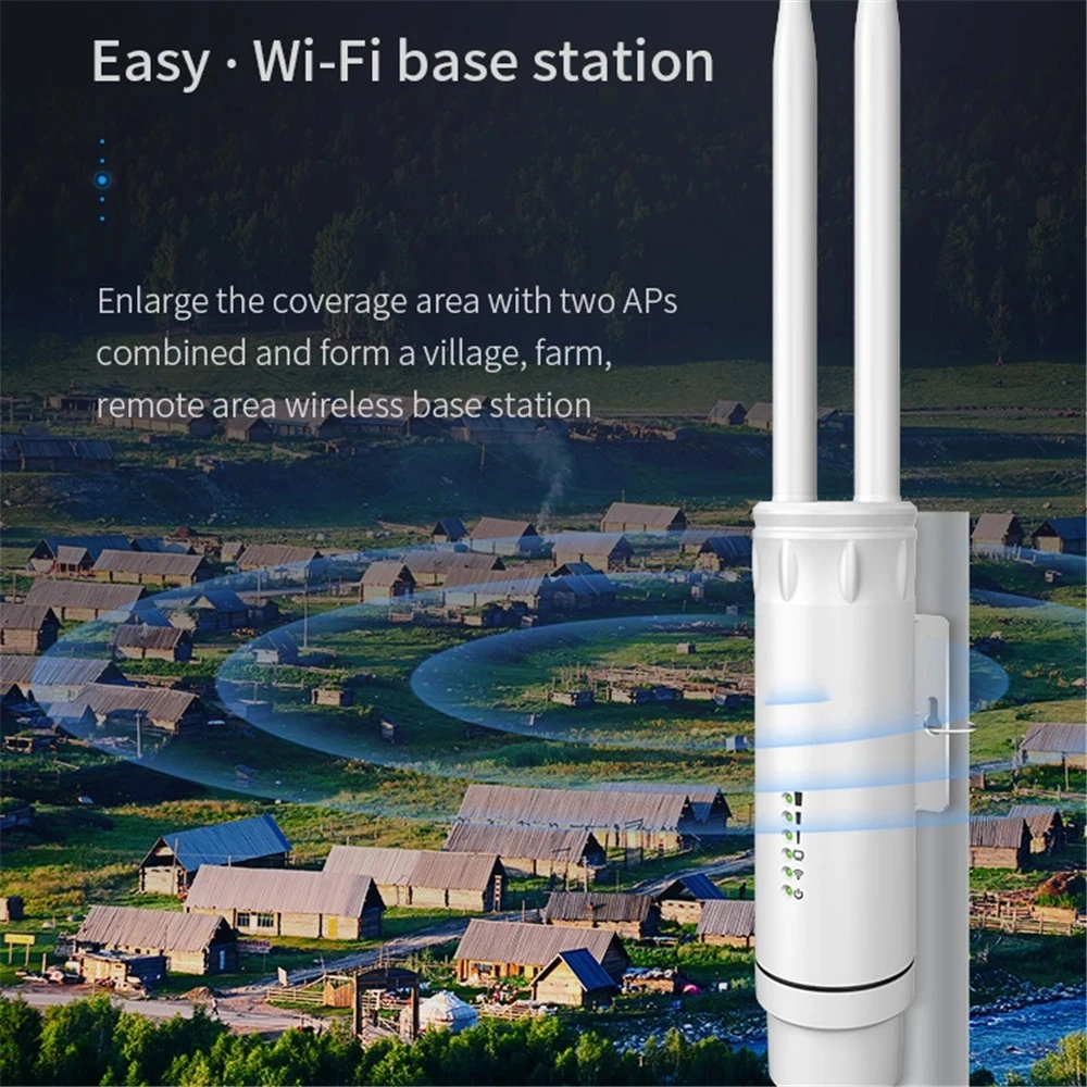 YLMOHO Outdoor 4G Wifi Router 300Mbps Wireless Repeater/Bridge Long Range Gateway Sim Slot  AP 24V POE LAN&WAN Mobile Modem