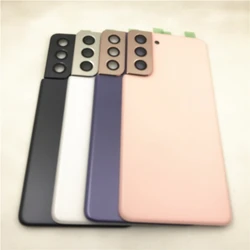 For Samsung Galaxy S21 5G G991 SM-G991B/DS Battery Cover Back Panel Rear Door Case Replacement Parts With Camera Lens