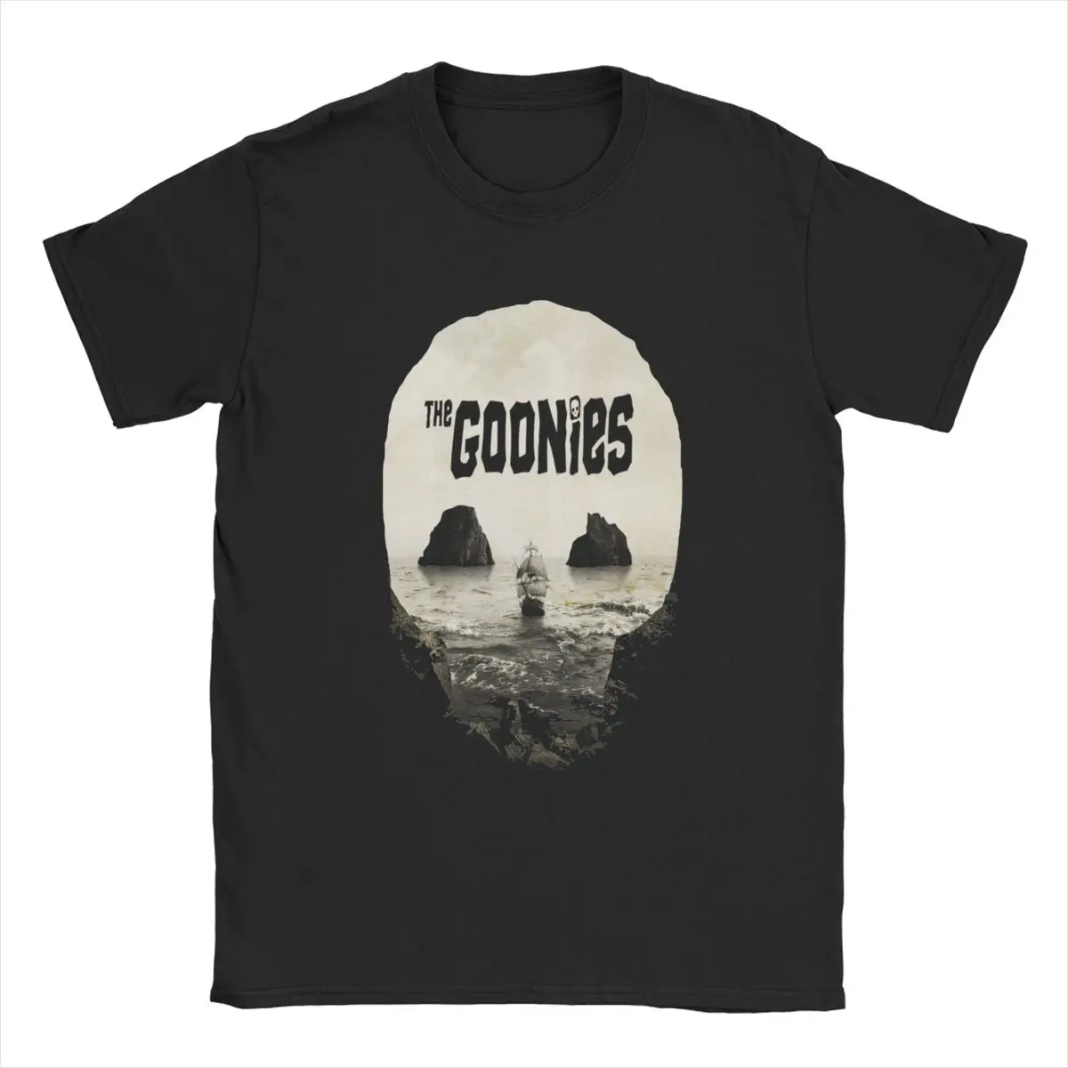 The Goonies T-Shirt Men Vintage Pure Cotton Tees Crewneck Short Sleeve T Shirt Gift Idea Clothing