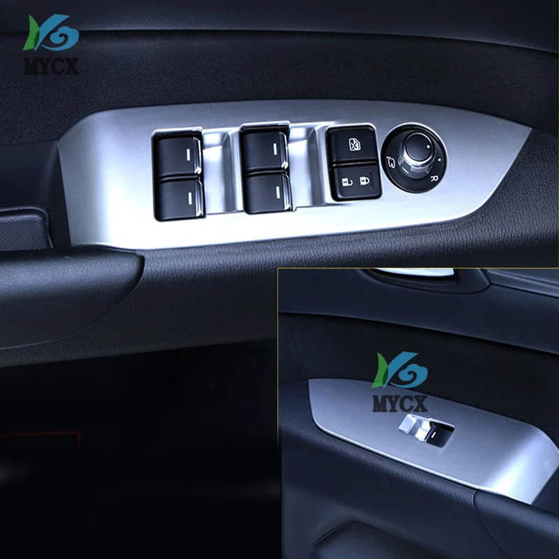 

FIT For Mazda CX5 CX-5 CX 5 2017 2018 2019 Window Switch Panel Adjust Cover Trim Stickers Strips Garnish Decoration Car Styling