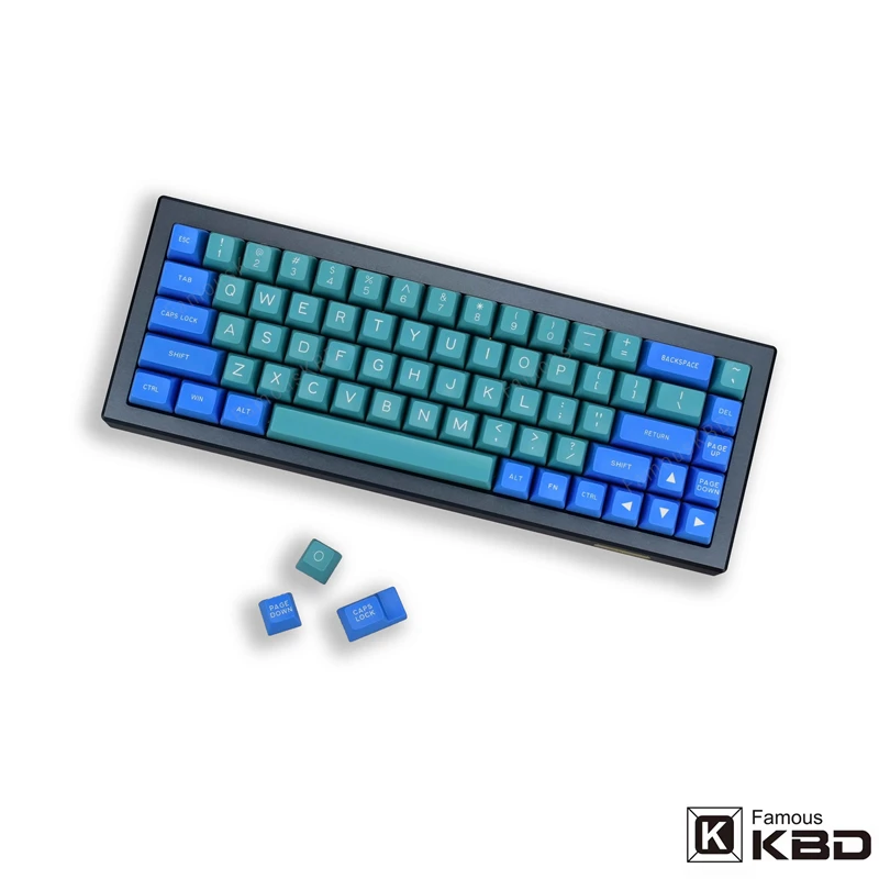 Maxkey SA Sea Blue keycap 134 key double injection cherry height suitable for most mechanical keyboards