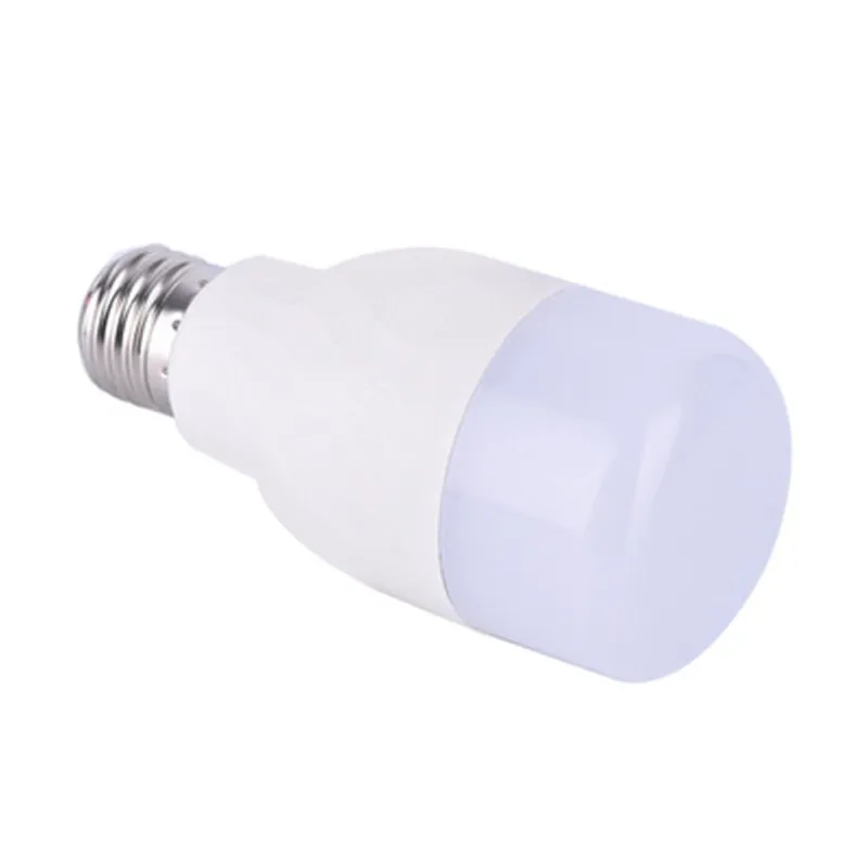 Умная Светодиодная лампа E27, Bluetooth, Wi-Fi, управление через приложение, RGB, AC85-265V цветов, изменяемое время, поддержка домашнего освещения