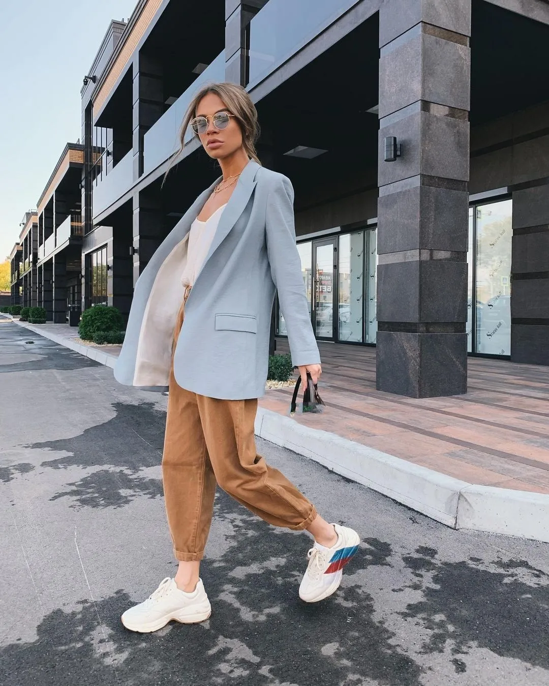 Chic Loose Women Blazer Spring Summer Peaked Lapel Female Suit Jacket Custom Made Full Sleeve Outwear Suits