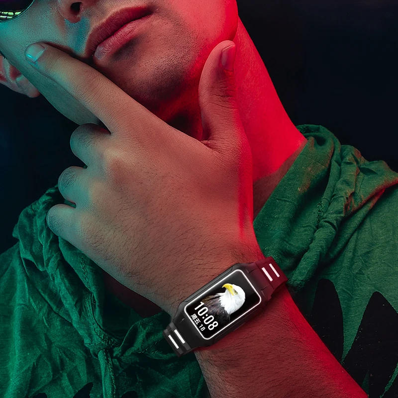 SIKAI Dây Đeo Ban Nhạc Cho Huawei Ban Nhạc 6 Ốp Lưng Bao Phủ Toàn Khung Bảo Vệ Màn Hình Trong Cho Honor Ban Nhạc 6 Vòng Tay Vỏ Bumber TPU Vỏ Ốp Lưng