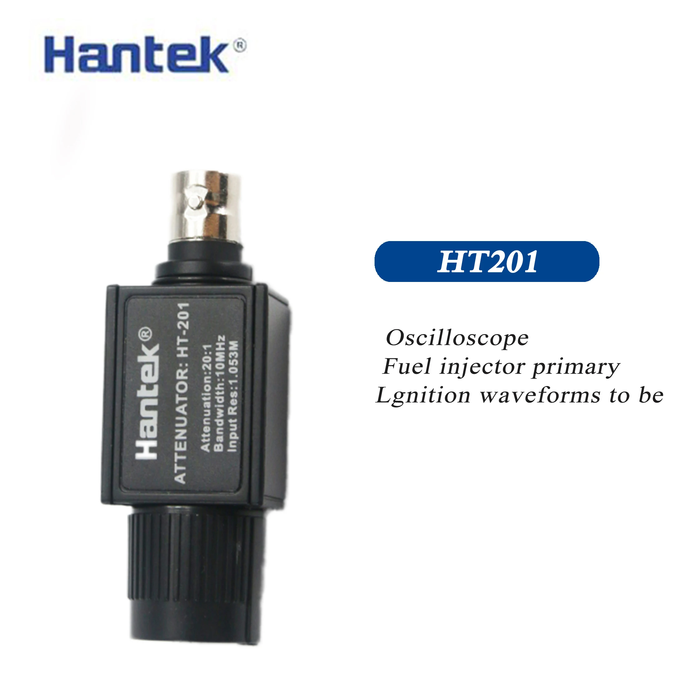 Hantek osciloscópio ht201 20:1 atenuador passivo 300v max para pico hantek atenuador de sinal 10mhz largura de banda