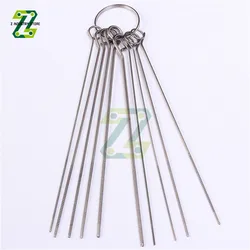 10 Kinds Stainless Steel Needle Set PCB Electronic Circuit Through Hole Needle Desoldering Welding Repair Tool 80mm 0.7-1.3mm