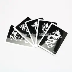 50 Mixed Design Fake Tattoo Sheets Stencil for Body Painting Glitter Temporary Tattoo Kit- Free shipping