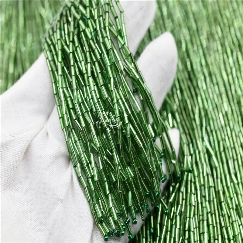 5.5 yards 15cm Beaded Tassel Fringe  Handmde trimming for costumes dress crafts sew on