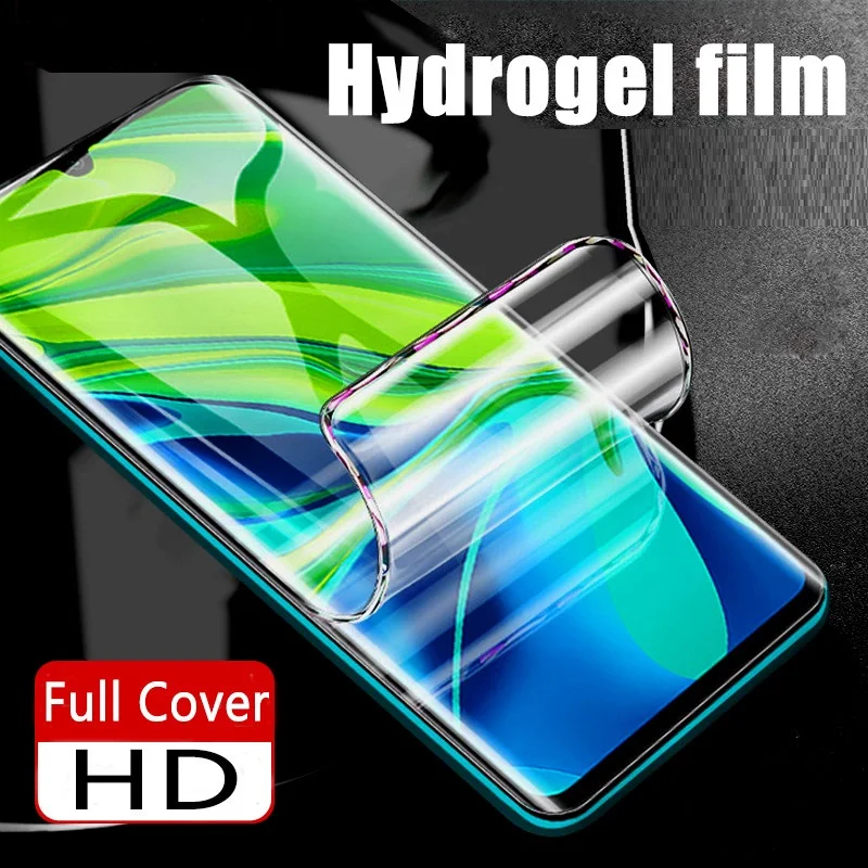 Hydrogel Film For Xiaomi Mi Note 10 Ultra 9 T 8 Pro Lite Mi10 Mi9 5G Screen Protector 10T Mi10T Mi9T 9T Pro 9 Se 128GB Not Glass