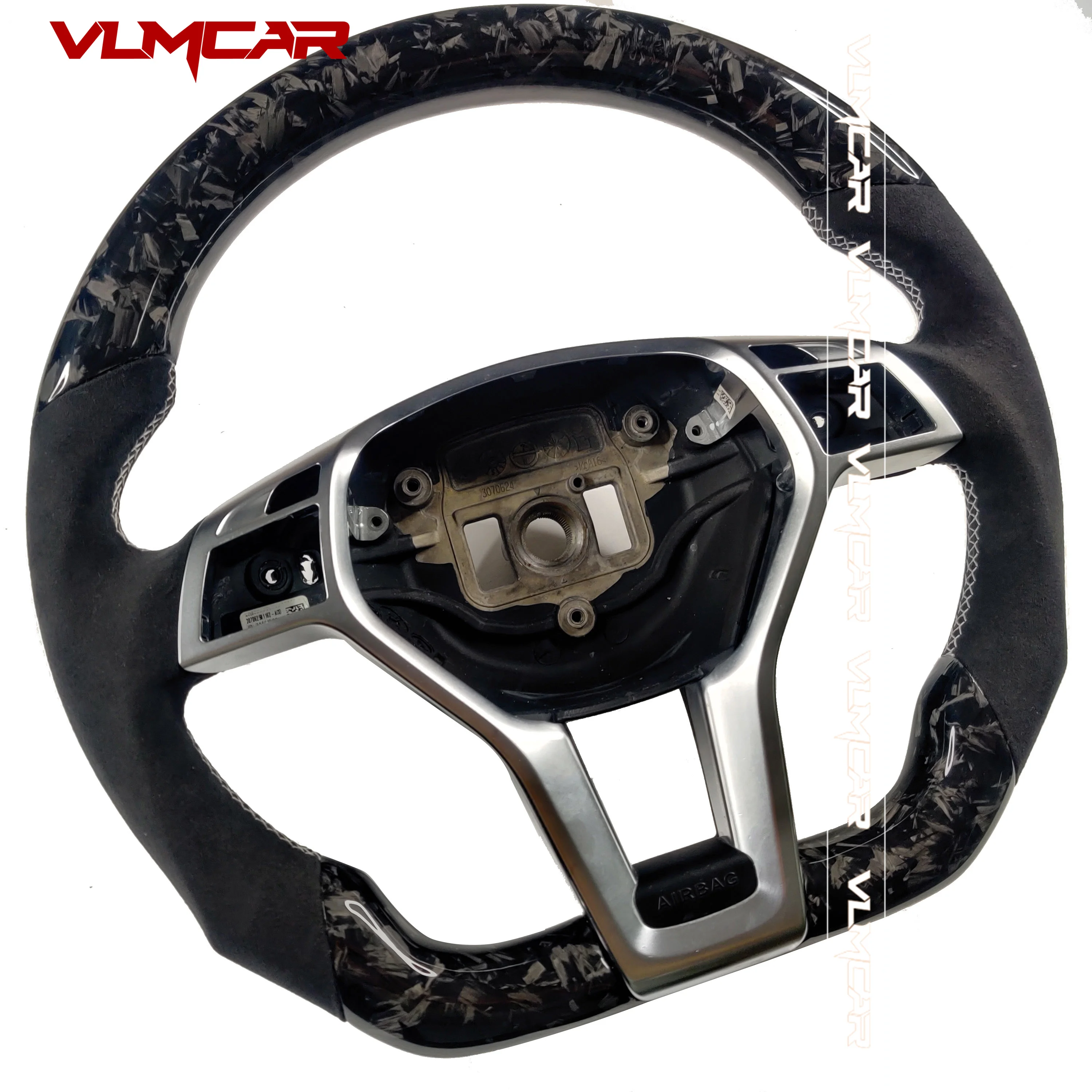 Custom Forged Carbon Fiber Steering Wheel For Benz CLS63 C63 E63 A45 AMG CLA250 CLA260 W211 W212