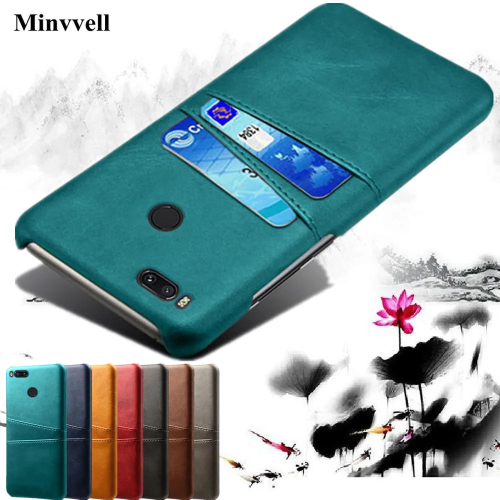 Case For Xiaomi Mi 5X 6X A1 A2 Mi5 Mi6 5s plus Card Slot Cover PU Leather+PC Back Cases For Xiaomi 8 9 se Max 3 2 Mix 2s Poco F1