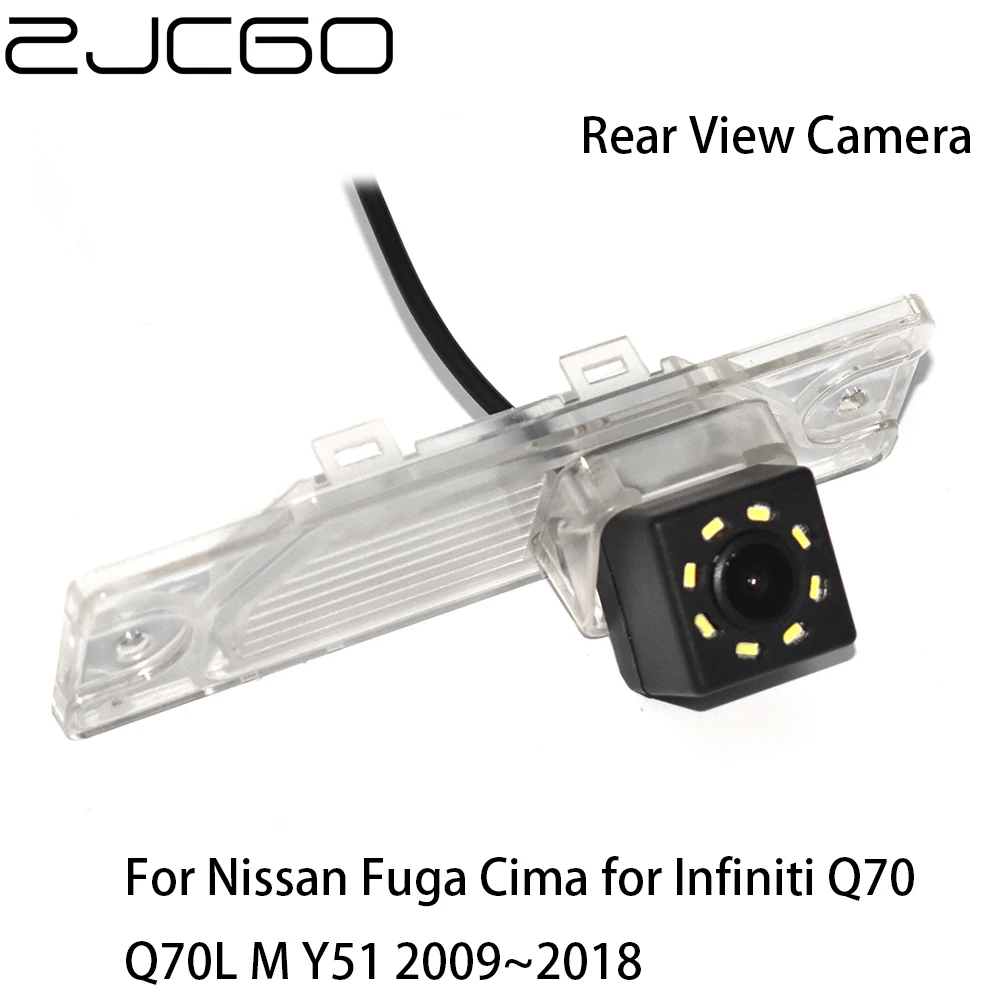 

ZJCGO CCD Car Rear View Reverse Back Up Parking Night Vision Camera for Nissan Fuga Cima for Infiniti Q70 Q70L M Y51 2009~2018