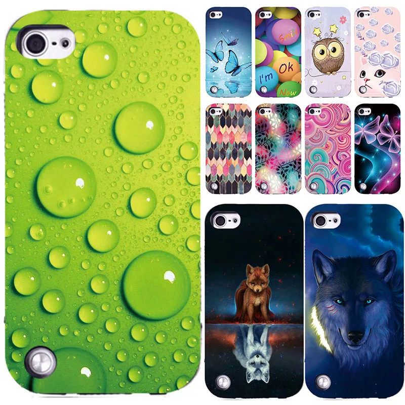 Case for iPod Touch 5 5th Fashion Cover Silicone Soft TPU Protective Phone Cases Coque