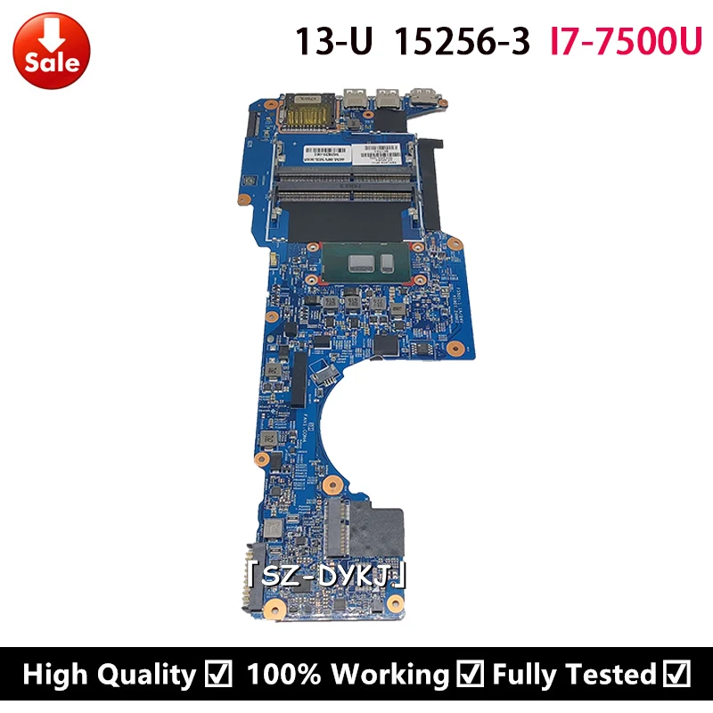 For HP Pavilion X360 13-u Laptop Motherboard 903839-001 903240-001 15256-3 448.07M07.0031 With SR341 I7-7500U MainBoard