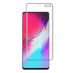 For Galaxy S10 5G 0.3mm 9H Surface Hardness 3D Curved Edge Glue Curved Full Screen Tempered Glass Film