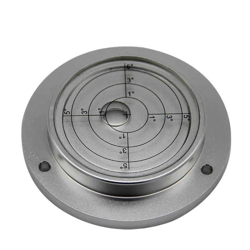 1ชิ้น Precision Spirit โลหะระดับฟองสบู่ระดับวงกลมระดับการวัดระดับเครื่องมือ Drop