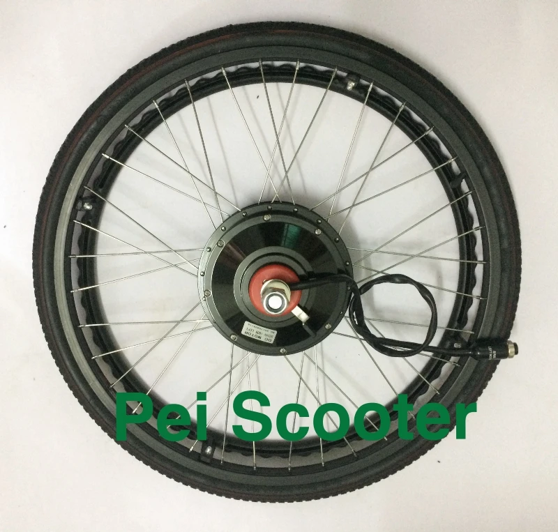 24 Inch 24inch Brushed Gear Electric Wheelchair Hub Motor 180w with Electromagnetic Brake phub-24