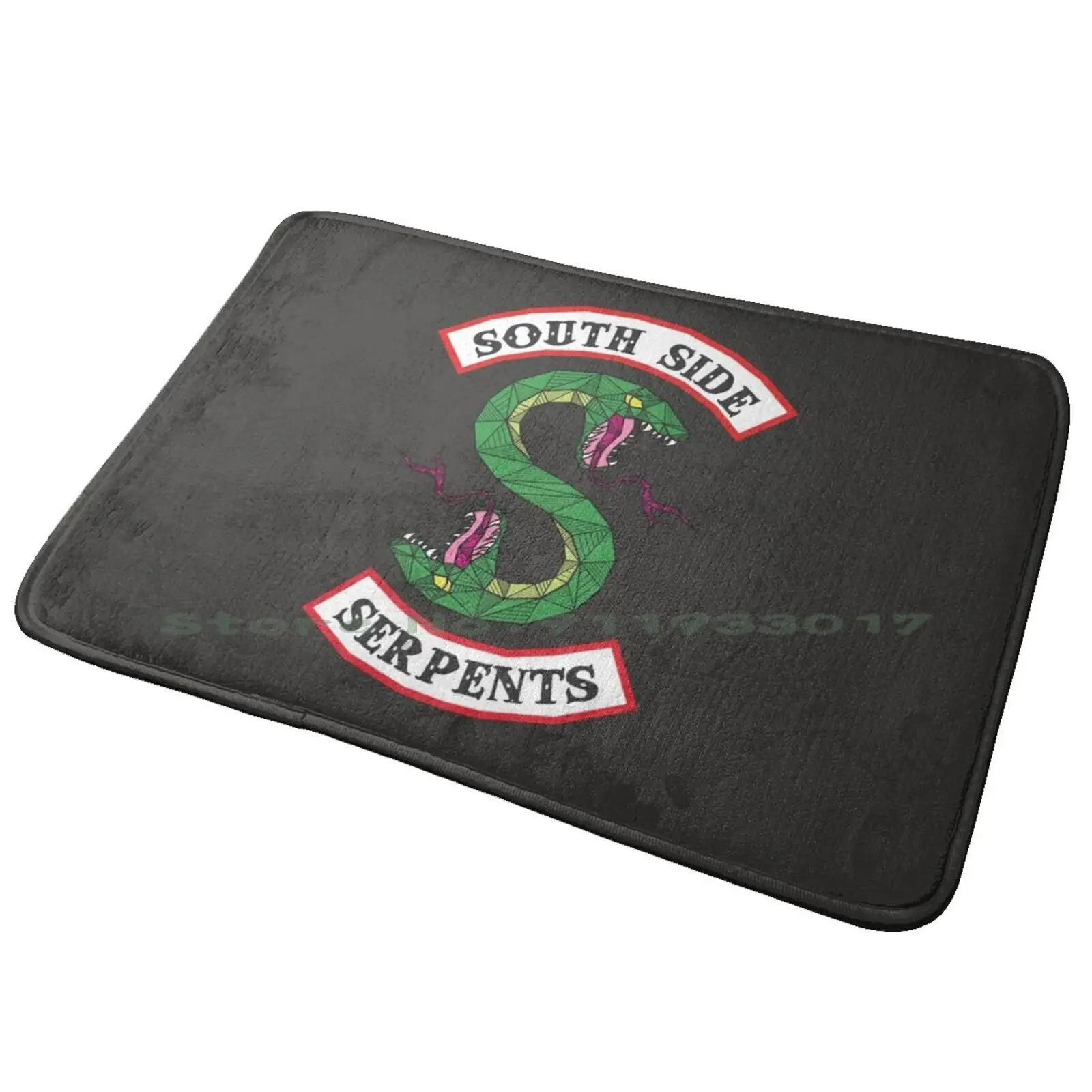 Riverdale South Side Serpents Entrance Door Mat Bath Mat Rug South Side Serpents Cole Sprouse Jughead Jones Cooper Veronica