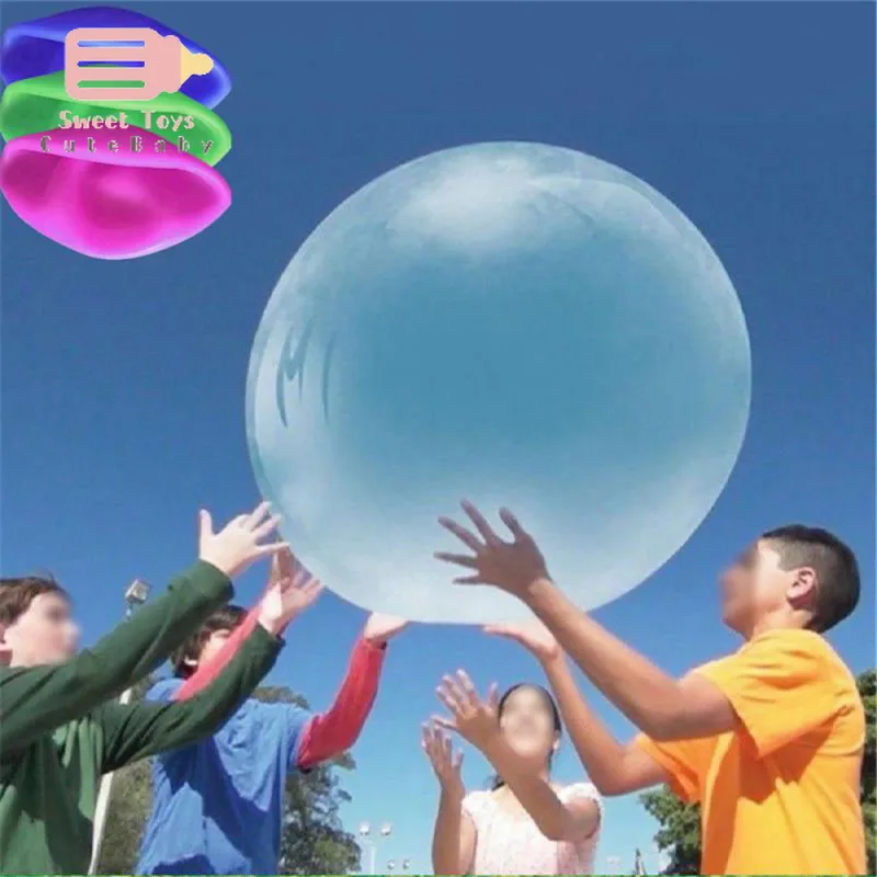 Bola de burbuja duradera para niños, burbuja transparente de bola de juguete, creativo, gran luz, gran oferta