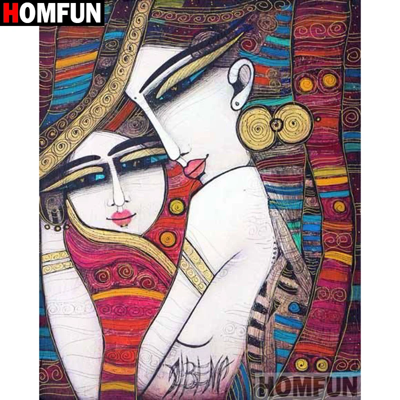 HOMFUN Art 5D Diy Diamond Painting 